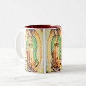 guadalupe, La Vergen de Guadalupe Tweekleurige Koffiemok (Voorkant links)