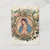 Guadalupe Maagd Maria Begrafenis Gebed Plaatskaartje (Voorkant)