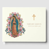 Guadalupe Maagd Mary Funeral Memorial Guest Book Gastenboek (Voorkant)