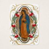 Guadalupe Maagd Mary Spain Prayer Heilige Kaart (Voorkant)