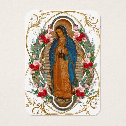 Guadalupe Maagd Mary Spain Prayer Heilige Kaart (Voorkant)