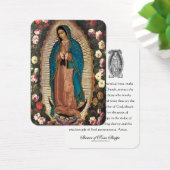 Guadalupe Maagd Mary Spain Prayer Heilige Kaart (Bureau)