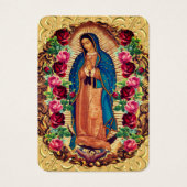 Guadalupe Maagd Mary Spain Prayer Heilige Kaart (Voorkant)