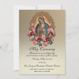 Guadalupe May Crowning Mary Moederdag Kaart