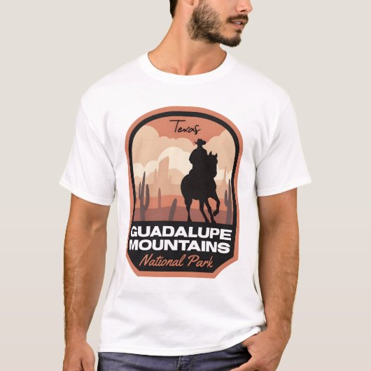 Guadalupe Mountains Nationaal Park Desert Cowboy T-shirt (Voorkant)