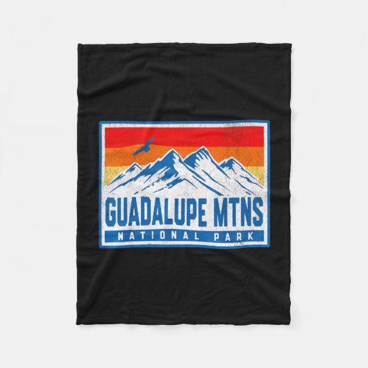 Guadalupe mountains nationaal park fleece deken (Voorkant)