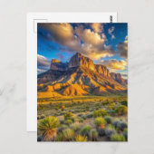 Guadalupe Mountains Nationaal Park Gouden Uur Briefkaart (Voorkant / Achterkant)