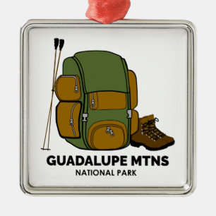Guadalupe Mountains National Park Backpack Metalen Ornament