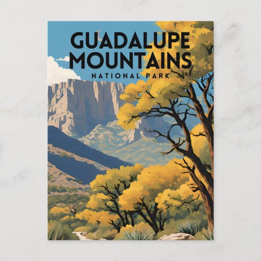 Guadalupe Mountains National Park Briefkaart (Voorkant)