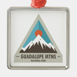 Guadalupe Mountains National Park Metalen Ornament