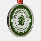 Guadalupe Mountains National Park Metalen Ornament (Rechts)