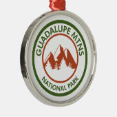 Guadalupe Mountains National Park Metalen Ornament (Rechts)