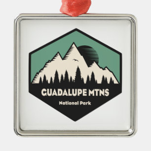 Guadalupe Mountains National Park Metalen Ornament