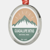 Guadalupe Mountains National Park Metalen Ornament (Links)