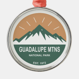 Guadalupe Mountains National Park Metalen Ornament