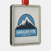 Guadalupe Mountains National Park Metalen Ornament (Rechts)