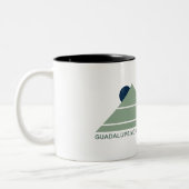 Guadalupe Mountains National Park Mountain Sun Tweekleurige Koffiemok (Links)