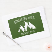 Guadalupe Mountains National Park Rechthoekige Sticker (Envelop)