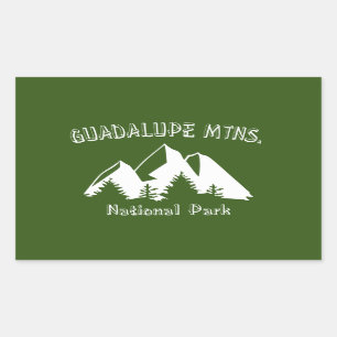 Guadalupe Mountains National Park Rechthoekige Sticker