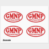 Guadalupe Mountains National Park rode ovale stick Sticker (Vel)