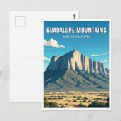 Guadalupe Mountains National Park Souvenir Briefkaart (Voorkant / Achterkant)