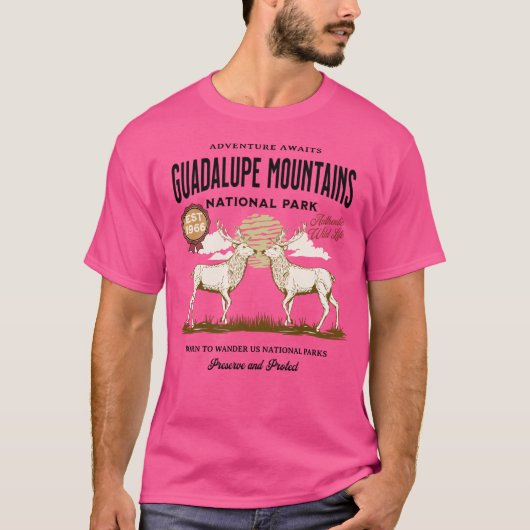 Guadalupe Mountains National Park T-shirt (Voorkant)