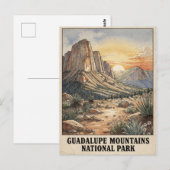 Guadalupe Mountains National Park Texas Briefkaart (Voorkant / Achterkant)