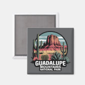 Guadalupe Mountains National Park Texas Magneet (Voorkant / Achterkant)