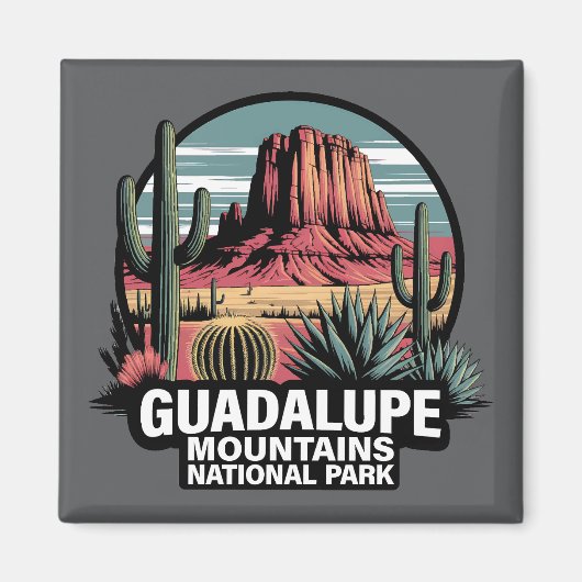 Guadalupe Mountains National Park Texas Magneet (Voorkant)