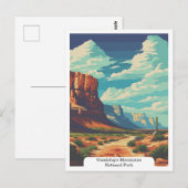Guadalupe Mountains National Park, Texas, Verenigd Briefkaart (Voorkant / Achterkant)