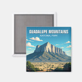 Guadalupe Mountains National Park Travel Magneet (Voorkant / Achterkant)