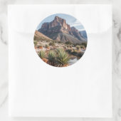 Guadalupe Mountains National Park Travel Ronde Sticker (Tas)