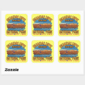 Guadalupe Mountains National Park Vierkante Sticker (Vel)