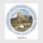 Guadalupe Mountains NP Sticker (Vel)