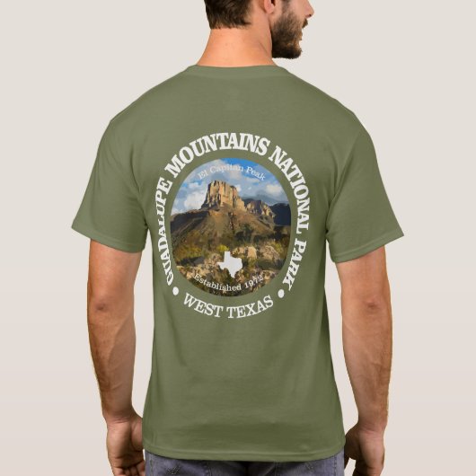 Guadalupe Mountains NP T-shirt (Achterkant)