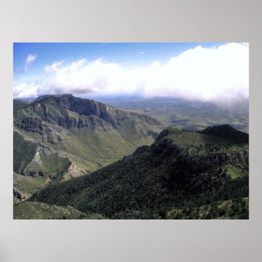 Guadalupe Mountains Poster (Voorkant)