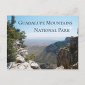 Guadalupe Mountains Vista Briefkaart (Voorkant)