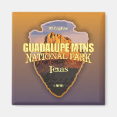 Guadalupe Mtns NP (pijlpunt) Magneet (Voorkant)