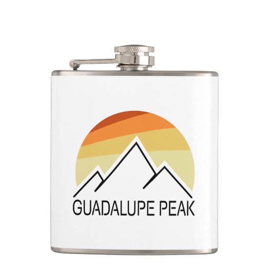 Guadalupe Peak Retro Heupfles (Voorkant)