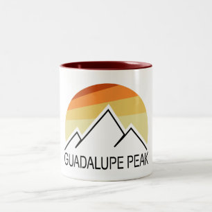 Guadalupe Peak Retro Tweekleurige Koffiemok