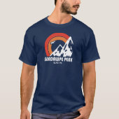 Guadalupe Peak Texas Sun Eagle T-shirt (Voorkant)