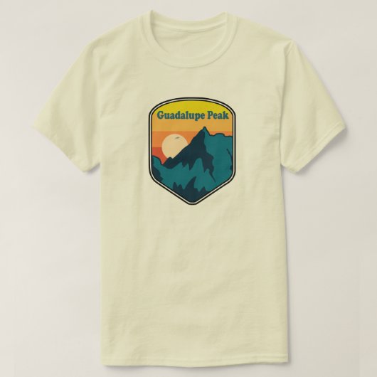 Guadalupe Peak Texas Sunrise T-shirt (Design voorkant)