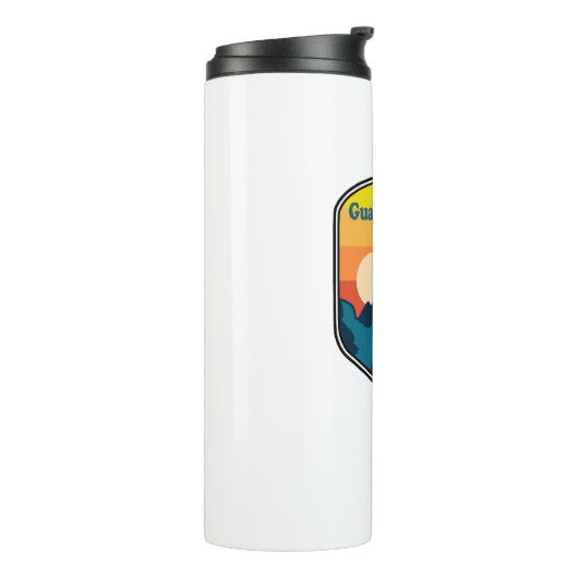 Guadalupe Peak Texas Sunrise Thermosbeker (Gedraaid links)