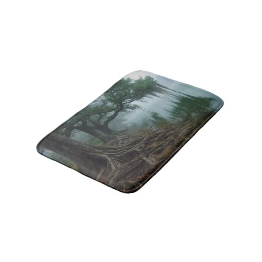Guadalupe River Bath Mat - Serene Nature Bathroom (Gekanteld)