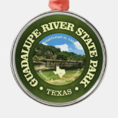 Guadalupe River SP Metalen Ornament (Voorkant)