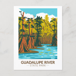 Guadalupe River State Park Texas  Briefkaart