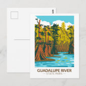 Guadalupe River State Park Texas  Briefkaart (Voorkant / Achterkant)