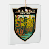 Guadalupe River State Park Texas Keramisch Ornament (Rechts)