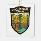 Guadalupe River State Park Texas Keramisch Ornament (Links)