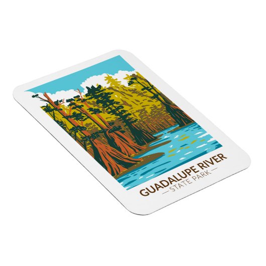Guadalupe River State Park Texas  Magneet (Rechterzijde)